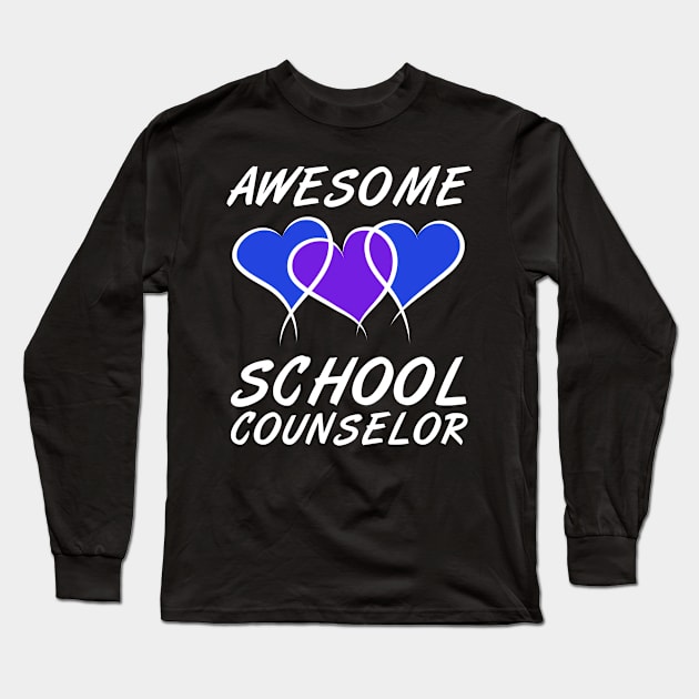 School Counselor Women Long Sleeve T-Shirt by TheBestHumorApparel